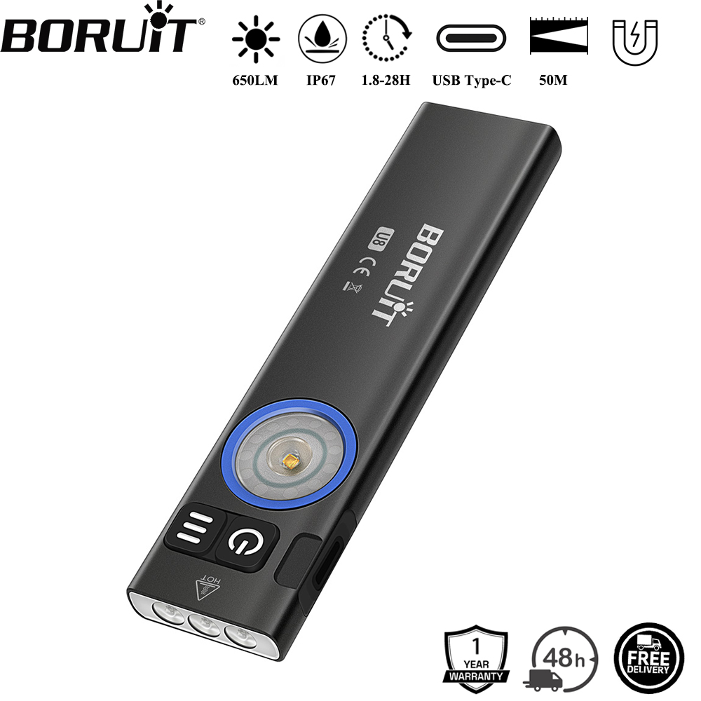 Fishing Light - BORUiT U8 650LM EDC светодиодный фонарик