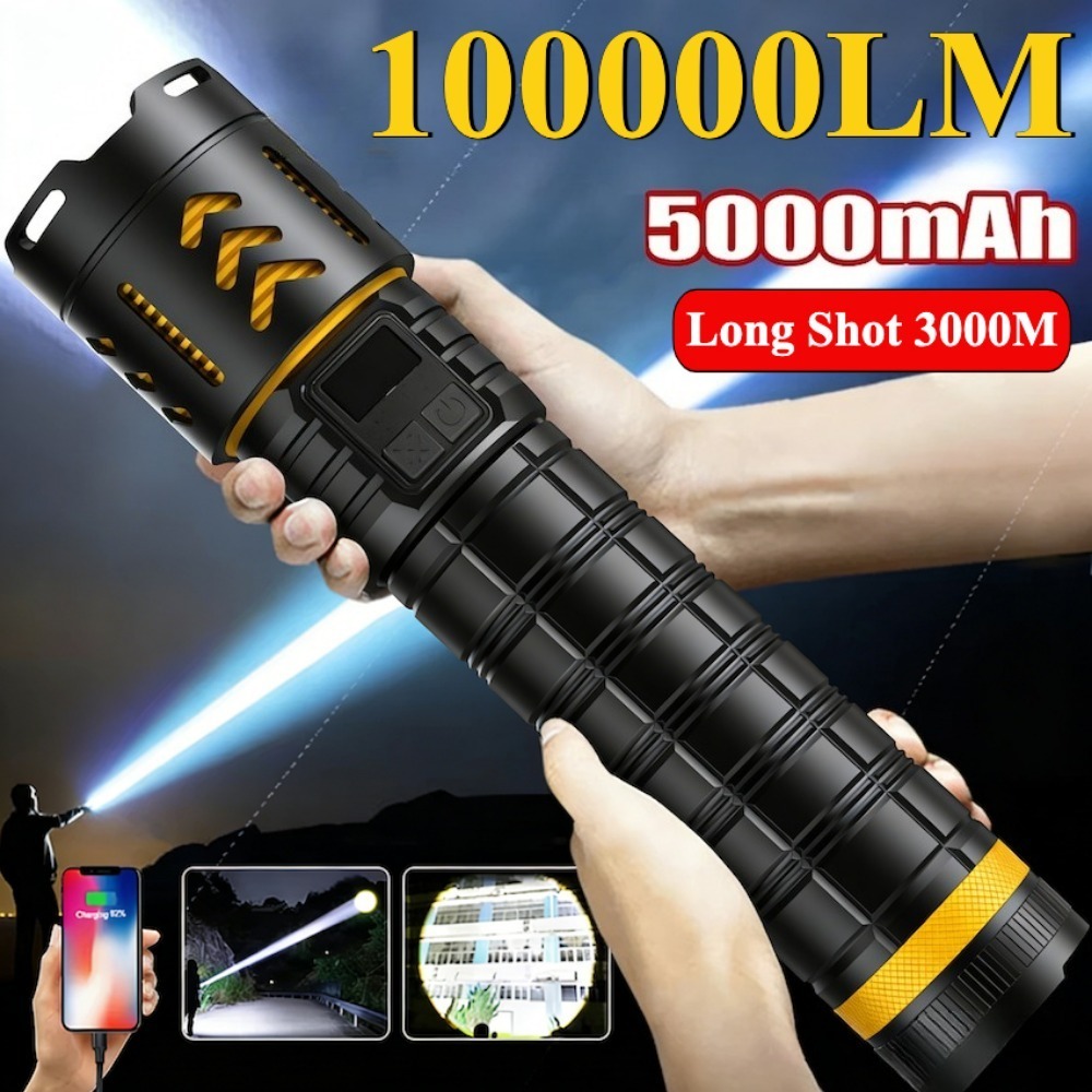 Fishing Light - Мощный светодиодный фонарь с регулируемым фокусом,