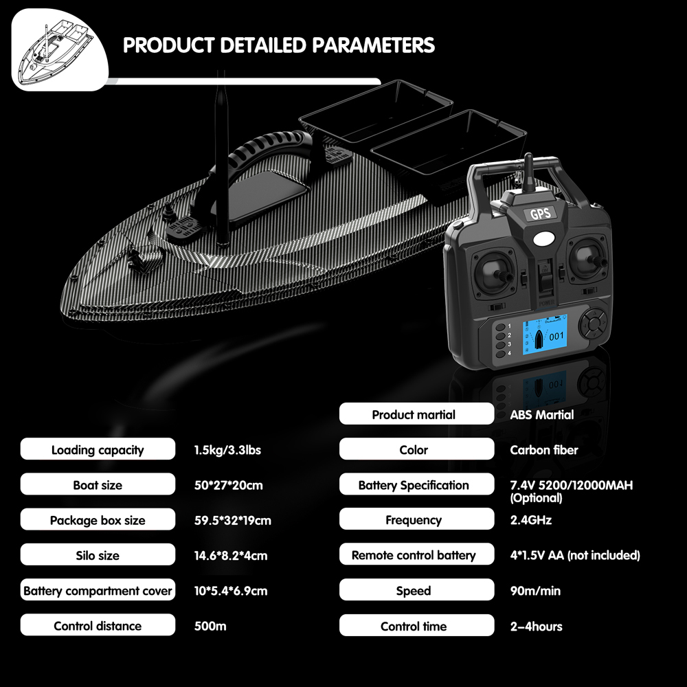 V070 12000mAh/5200mAh RC прима – обзор и цена Fishing Gps